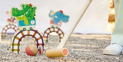 Jeu de croquet Grand huit Applepop - Janod